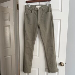 Mother The Insider Hover Mid Rise Bootcut Jeans in color Mermaid 30